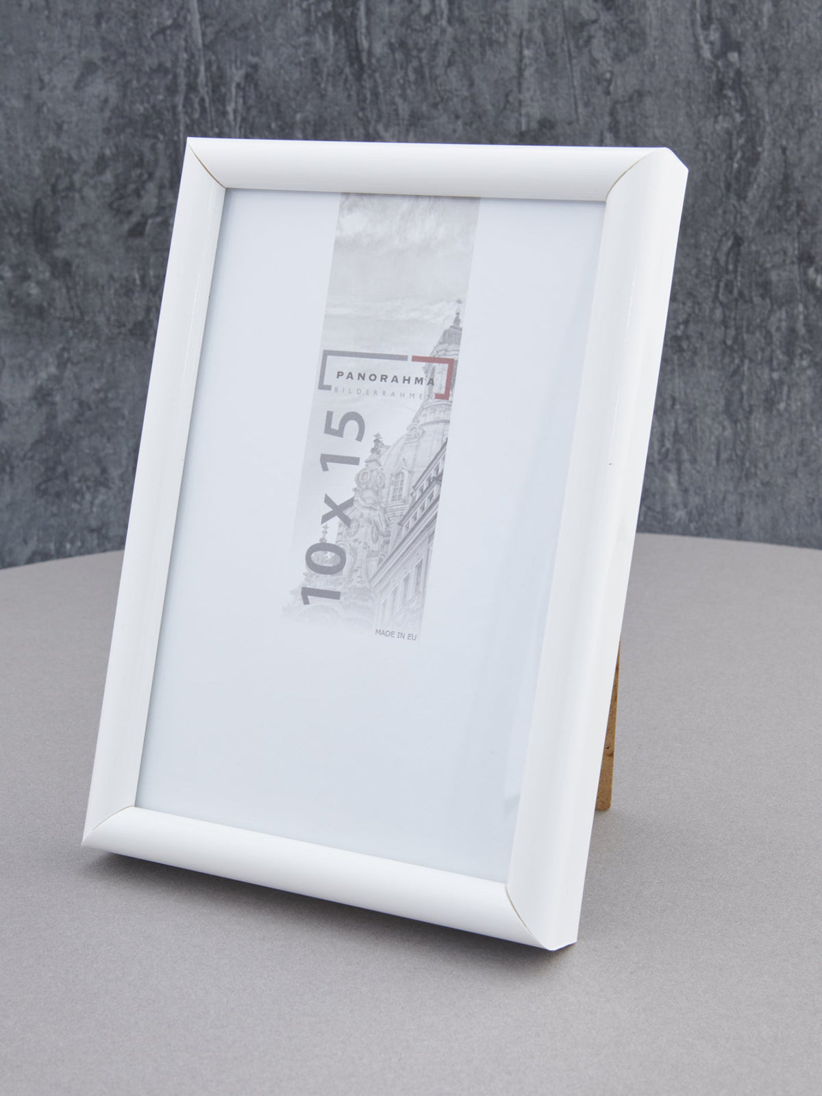 Bilderrahmen aus Kunststoff in Weiß in der Größe 10x15, 13x18, 15x20 und 21x29,7cm