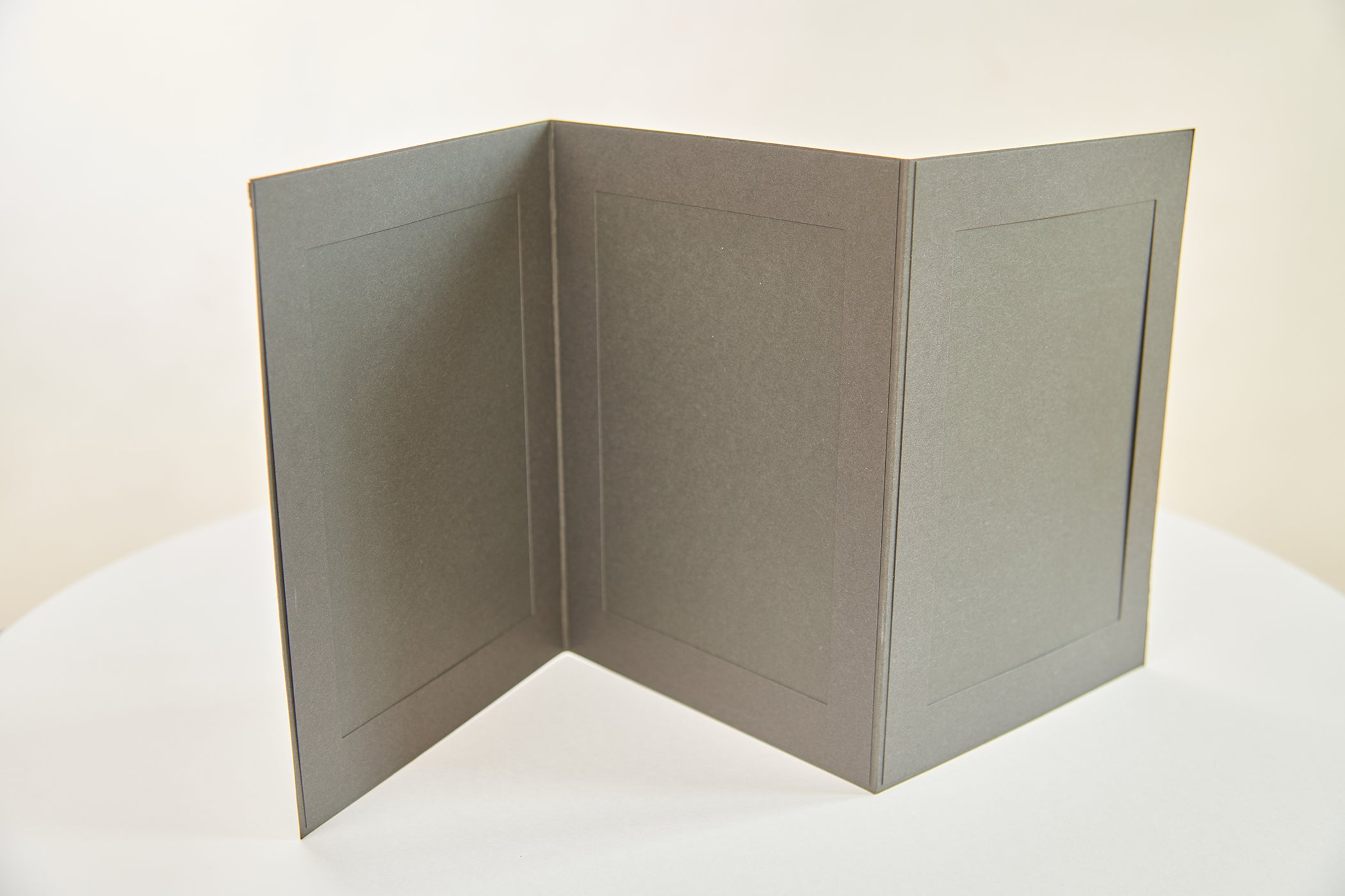Leporello - Schwarz Matt