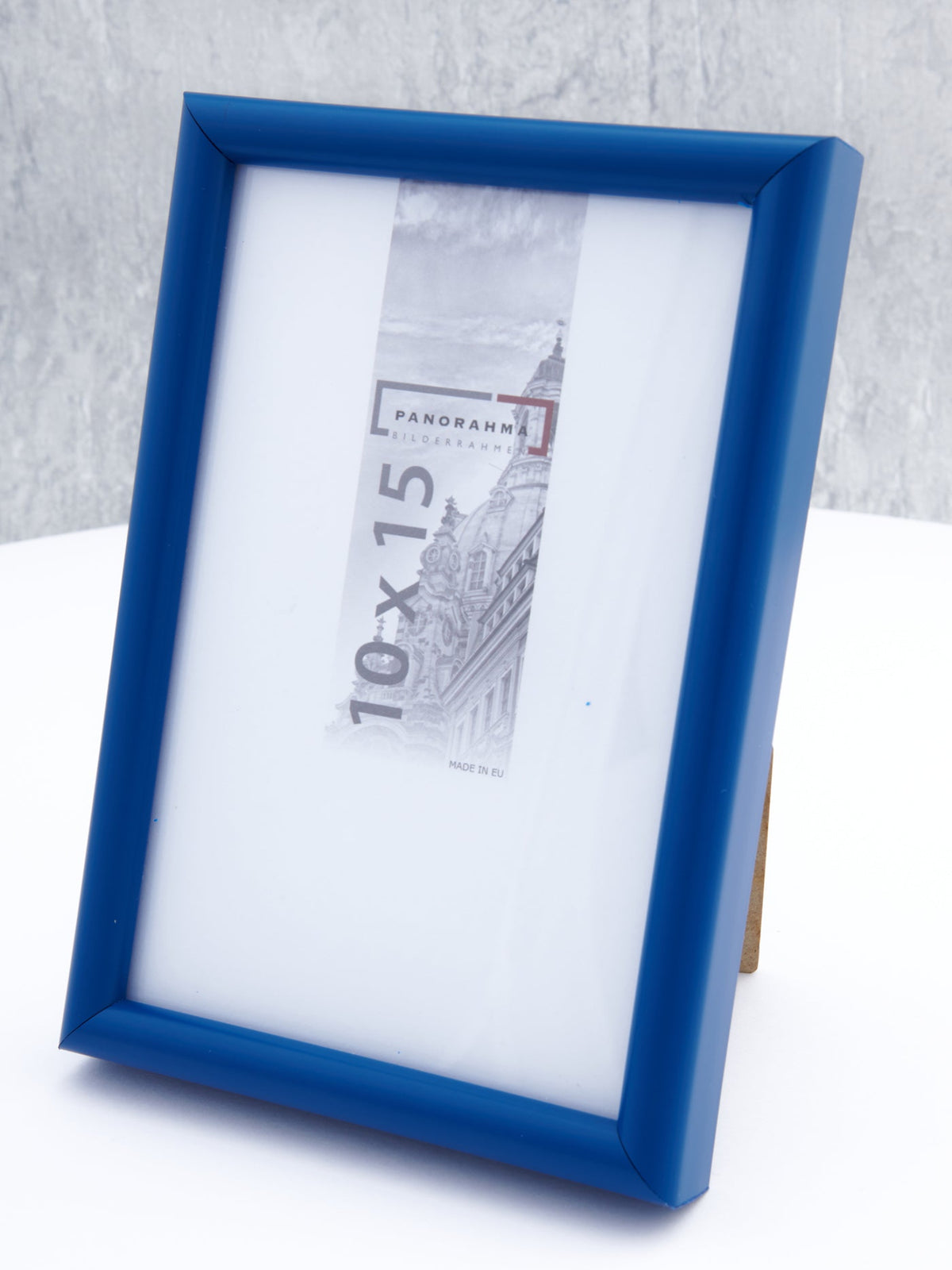 Bilderrahmen aus Kunststoff in Blau in der Größe 10x15, 13x18, 15x20 und 21x29,7cm