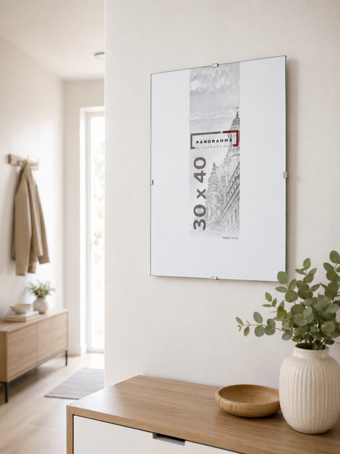Rahmenloser Bilderrahmen in der Größe 30x40