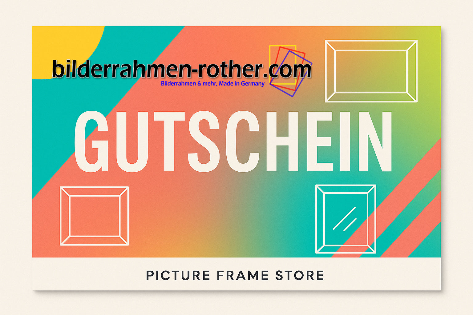 Gutschein für unseren Shop
