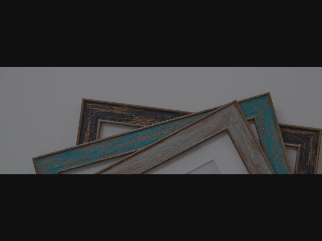 hochwertige Vintage Bilderrahmen aus Kunststoff in 4 verschiedenen Farben und zwei Größen